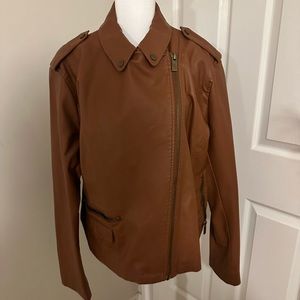 NY & Company Faux Leather Jacket size XXL